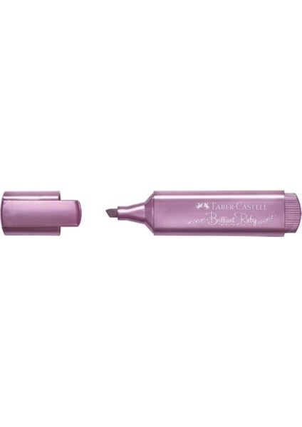 Fosforlu Kalem 46 Metalik Pembe 10'lu