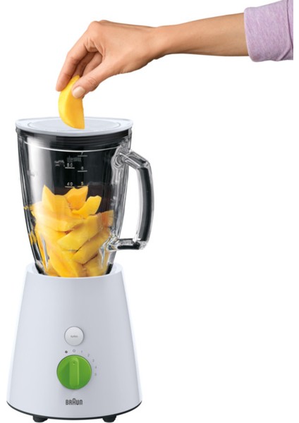 JB3060WHS 800 Watt Buz Kırıcı Blender Beyaz