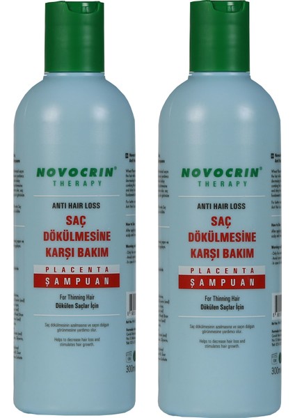 Placenta Şampuan 300 Ml 2 Kutu fiyatları