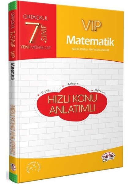 7. Sınıf VIP Matematik Hızlı Konu Anlatımı