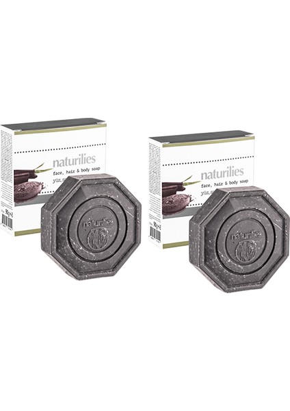 Naturilies Killi Karbonlu Sabun 90 gr * 2'li