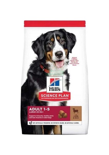 Kuzu Etli Büyük Irk Yetişkin Köpek Maması 14 kg