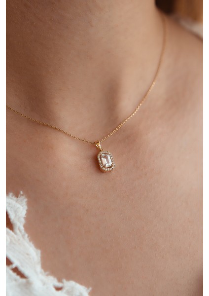 Baget Tektaş Altın Kolye