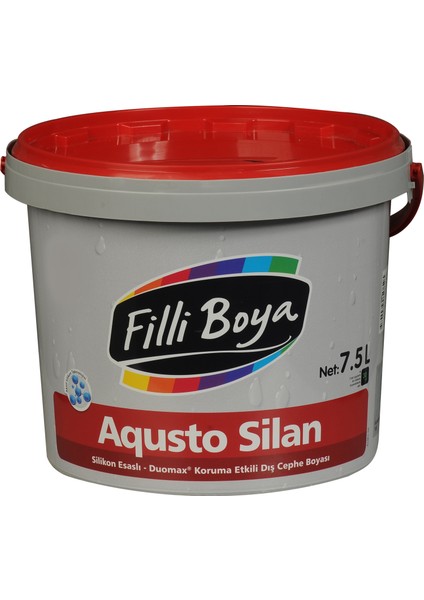 Filli Boya Aqusto Silan Silikonlu Dış Cephe Boyası 7,5 lt