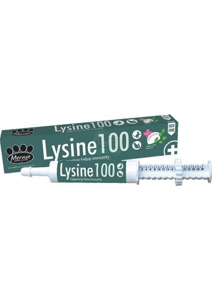 Lysine 100 Kedi Herpes Virüsü ile Mücadele Lizin Pasta 30 ml