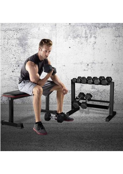 Dambıl Standı Siyah Dambıl Rack
