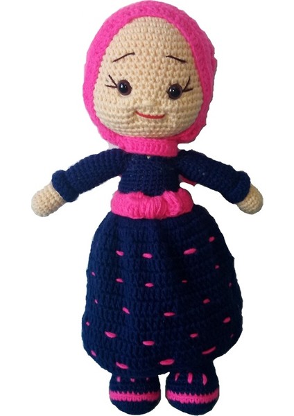 Amigurumi Organik Oyuncak Hanım Kız