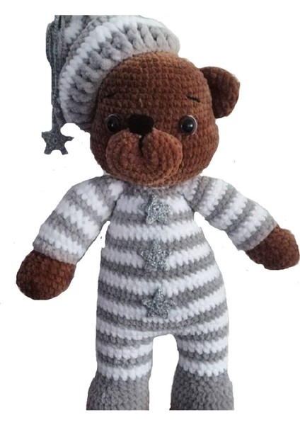 Amigurumi Organik Oyuncak Ayı