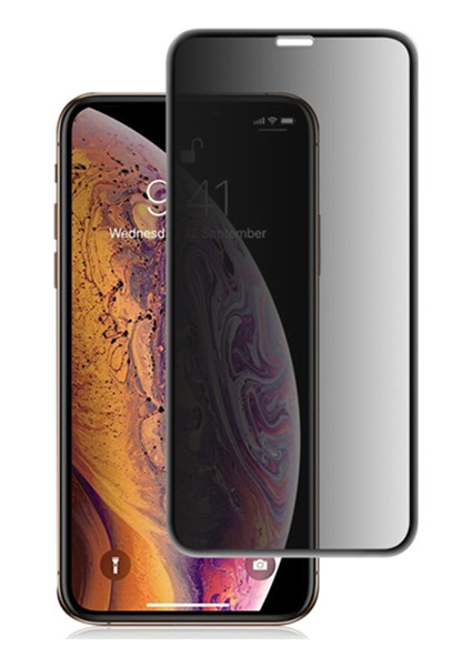 Apple iPhone 11 / iPhone Xr Privacy Tempered Cam Ekran Koruyucu