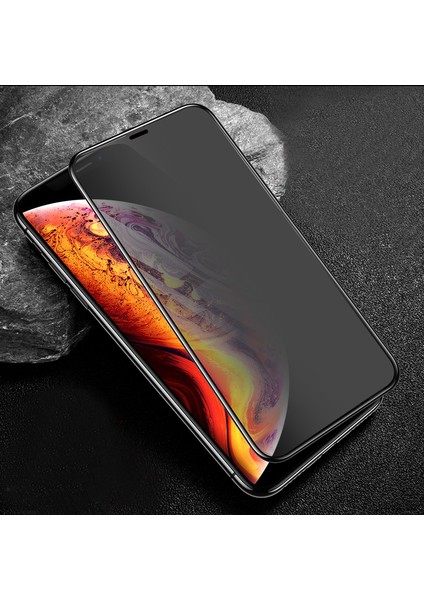 Apple iPhone 11 / iPhone Xr Privacy Tempered Cam Ekran Koruyucu