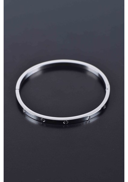 Love Bangle Ince Çelik Bileklik