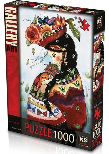 1000 Parça Puzzle Anne ve Oğul