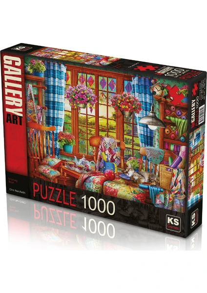 Ks Games 1000 Parça Puzzle Stitching Room