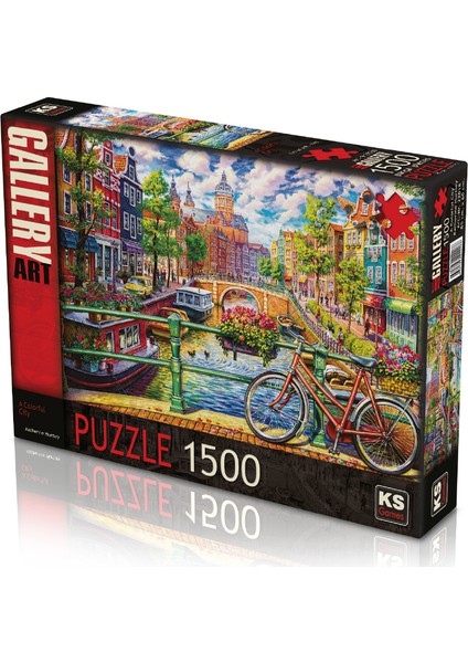 1500 Parça Puzzle A Colorful City