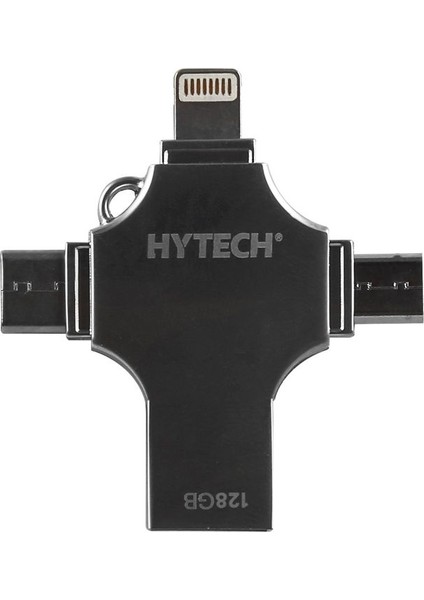 HY-XUFO31-32 32GB USB 3.0 + Lightning + Micro + Type-C OTG Flash Bellek