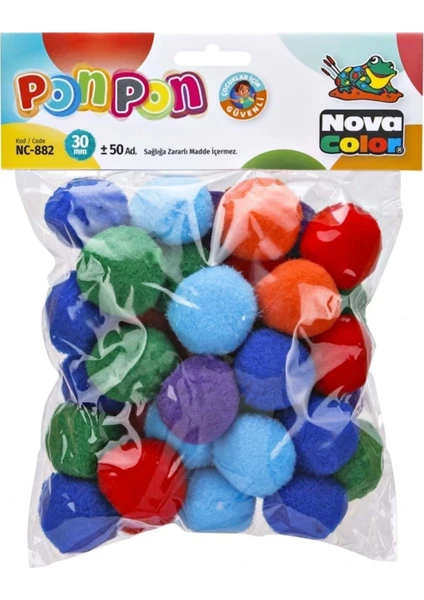 Nova Color Ponpon 30 Mm. 50 Adet NC-882