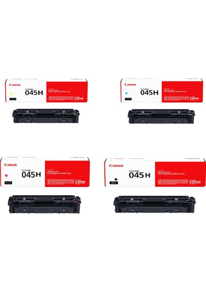 CRG-045H Toner Seti Cmyk - LBP-613CDW-MF-631CN 2200 Sayfa Renkli Toner