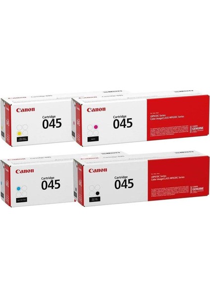 CRG-045 Toner Seti Cmyk - LBP-611CN-LBP-612CDW 2200 Sayfa Renkli Toner