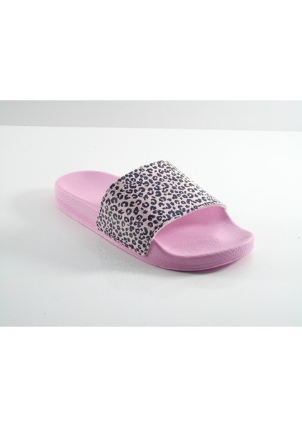 Leopar Desenli Kadın Terlik Pembe - 12221 modelleri