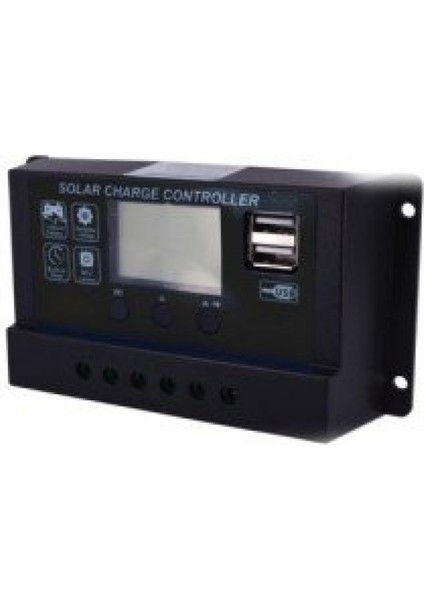Solar Güneş Paneli Şarj Kontrol Cihazı Regülatörü 10A/20A/30A