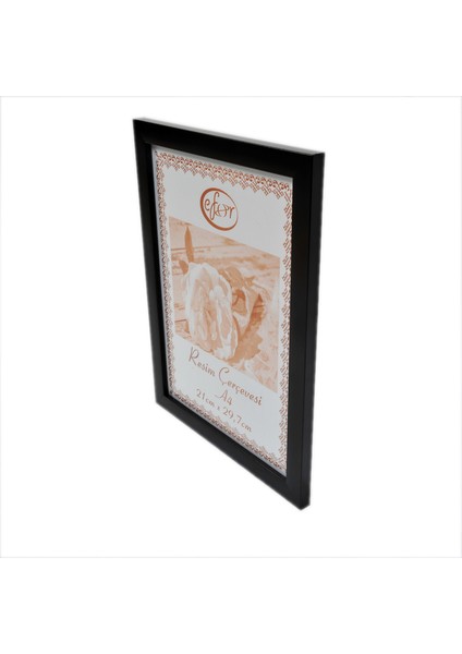 MİXEFOR A4 Çerçeve-Renk SİYAH -Arka Yüzey 3mm Mdf- Ön yüzey Kırılmaz parlama yapmayan Antireflektif fiyatları