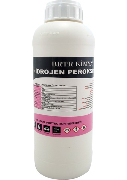 Brtr Kimya 20 Lt %50 Hidrojen Peroksit - Teknik Kalite