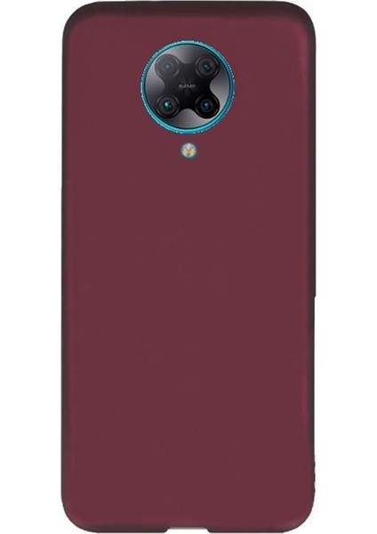 Xiaomi Poco F2 Pro Kılıf Premier Silikon Esnek Koruma Mürdüm