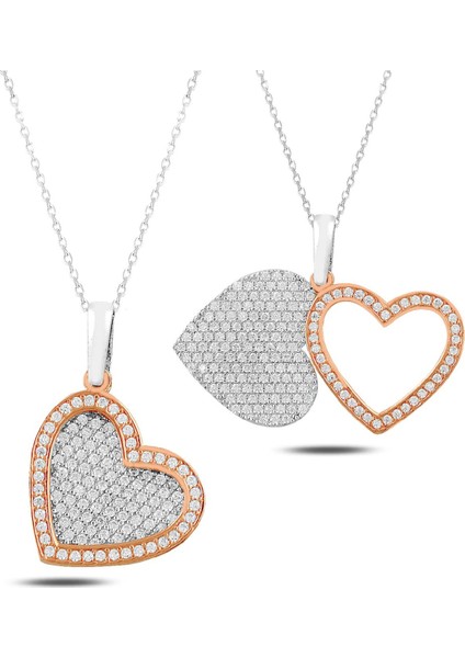 Çift Katlı Kalp Kolye fiyatları