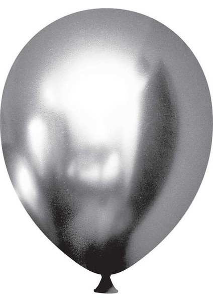Krom Metalik Gümüş Balon 50'li