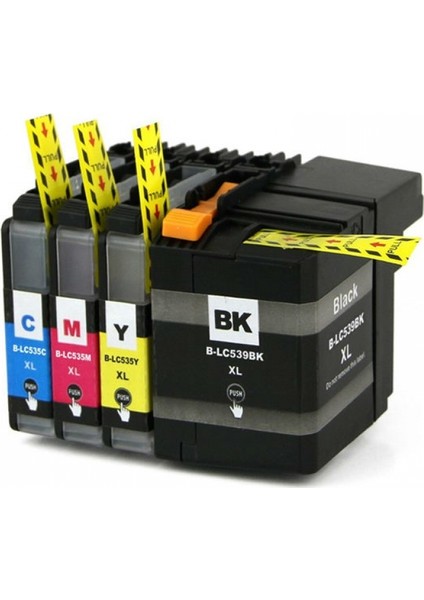 Brother LC-535XL DCPJ100 / J105 / MFC-J200 Sarı Muadil Kartuş