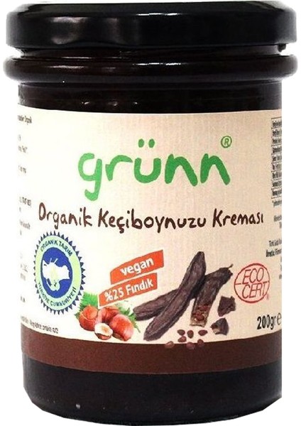 Grünn Organik Keçiboynuzu Kreması 200 Gr