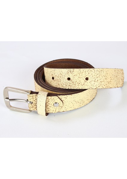 Kadın Deri Kemer Sütlü Kahverengi (19-Kmr B 11) modelleri