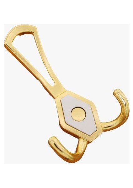 Mali Portmanto Askı Altın Beyaz