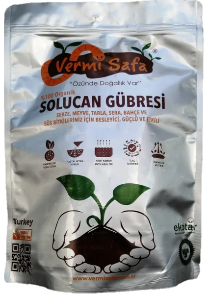 Organik Katı Solucan Gübresi 2kg