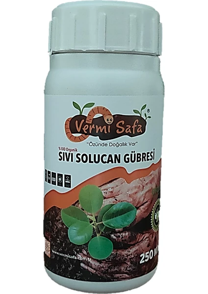 Organik Sıvı Solucan Gübresi 250ml