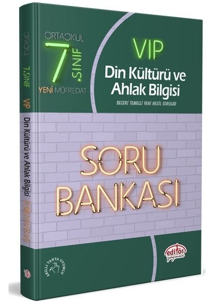 7. Sınıf VIP Din Kültürü ve Ahlak Bilgisi Soru Bankası
