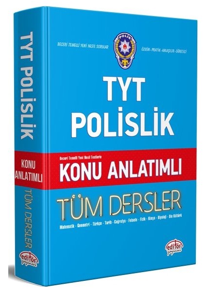 TYT Polislik Tüm Dersler Konu Anlatımlı