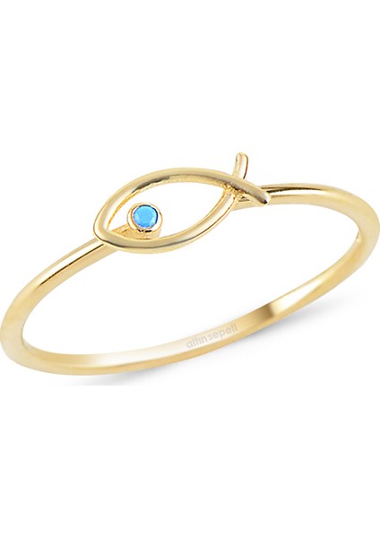 Altın Balıklı Yüzük