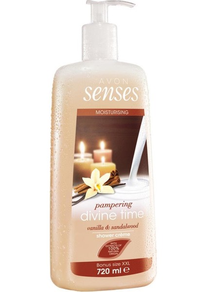 Divine Time Vanilya ve Sandal Kremsi Duş Jeli 720 ml