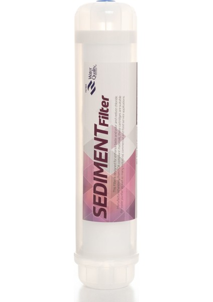 Kapalı Kasa Su Arıtma Cihazları Için 12" Inline Sediment Filtre