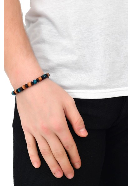 Erkek Doğaltaş Bileklik