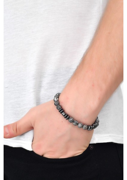 Erkek Doğaltaş Bileklik