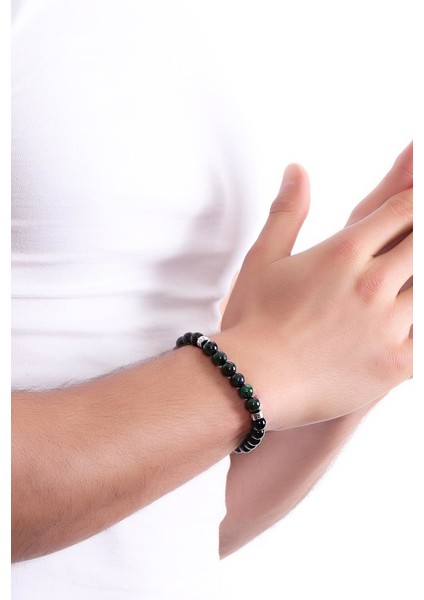 Erkek Doğaltaş Bileklik