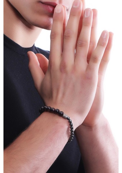 Erkek Doğaltaş Bileklik