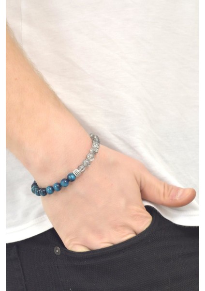 Erkek Doğaltaş Bileklik