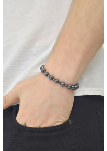 Erkek Doğaltaş Bileklik