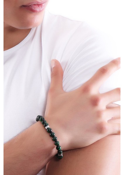 Erkek Doğaltaş Bileklik