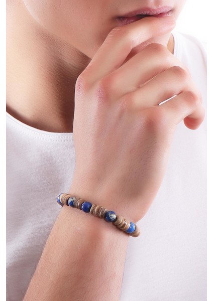 Erkek Doğaltaş Bileklik modelleri