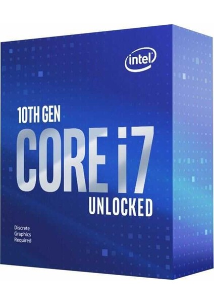 Core i7 10700KF 3,8 GHz 16 MB Cache 1200 Pin İşlemci