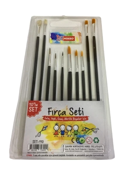 SET-110 Fırça Seti 10'lu